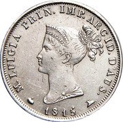 Italy 10 Soldi Maria Luigia 1815 C# 27 M LUIGIA PRIN IMP ARCID D'AUS 1815 coin obverse Italy 10 Soldi Maria Luigia 1815 C# 27 M LUIGIA PRIN IMP ARCID D'AUS 1815 coin obverse