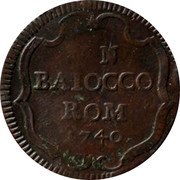 Italy Baiocco Clement XII 1740 X KM# 920 VN BAIOCCO ROM 1740 coin reverse Italy Baiocco Clement XII 1740 X KM# 920 VN BAIOCCO ROM 1740 coin reverse