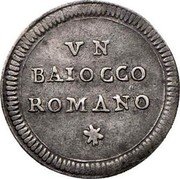 Italy Baiocco Pius VI 1780 KM# 1221 VN BAIOCCO ROMANO coin reverse Italy Baiocco Pius VI 1780 KM# 1221 VN BAIOCCO ROMANO coin reverse