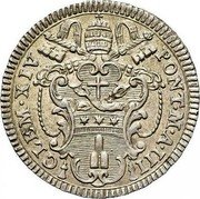 Italy Carlino Clement XIV 1771 III KM# 1207 CLEM XIV PONT M A III coin obverse Italy Carlino Clement XIV 1771 III KM# 1207 CLEM XIV PONT M A III coin obverse