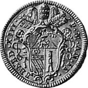 Italy Doppia Scudo D'oro Benedict XIII 1725 MDCCXXV-II KM# 812 BENED XIII P M AN II coin obverse Italy Doppia Scudo D'oro Benedict XIII 1725 MDCCXXV-II KM# 812 BENED XIII P M AN II coin obverse
