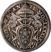 Italy Giulio Paluzzo Paluzzi Altieri 1689 MDCLXXXIX KM# 488 SEDE VACAN TE MDCLXXXIX coin obverse Italy Giulio Paluzzo Paluzzi Altieri 1689 MDCLXXXIX KM# 488 SEDE VACAN TE MDCLXXXIX coin obverse