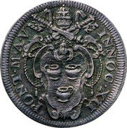 Italy Giulio Innocent XII 1696 V KM# 593 PONT M A V INNOC XII coin obverse Italy Giulio Innocent XII 1696 V KM# 593 PONT M A V INNOC XII coin obverse