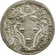 Italy Giulio Innocent XII 1699 KM# 612 INNO XII P M A IX coin obverse Italy Giulio Innocent XII 1699 KM# 612 INNO XII P M A IX coin obverse