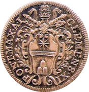 Italy Giulio Clement XI 1701 MDCCI-I KM# B660 PONT MAX A I CLEMENS XI coin obverse Italy Giulio Clement XI 1701 MDCCI-I KM# B660 PONT MAX A I CLEMENS XI coin obverse