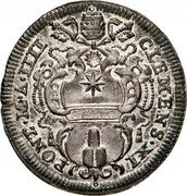 Italy Giulio Clement XI 1704 IIII KM# 668 CLEMENS XI PONT M A IIII coin obverse Italy Giulio Clement XI 1704 IIII KM# 668 CLEMENS XI PONT M A IIII coin obverse