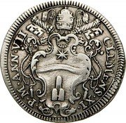 Italy Giulio Clement XI Holy Mother Church 1707 1707-VII KM# 693 CLEMENS XI P M ANN VII coin obverse Italy Giulio Clement XI Holy Mother Church 1707 1707-VII KM# 693 CLEMENS XI P M ANN VII coin obverse