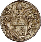 Italy Giulio Benedict XIII 1725 MDCCXXV-I KM# 809 BENEDICTVS XIII P M A I coin obverse Italy Giulio Benedict XIII 1725 MDCCXXV-I KM# 809 BENEDICTVS XIII P M A I coin obverse