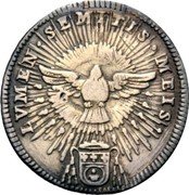 Italy Giulio Sede Vacante (Holy Year) 1730 MDCCXXX KM# 834 LVMEN SEMITIS MEIS coin reverse Italy Giulio Sede Vacante (Holy Year) 1730 MDCCXXX KM# 834 LVMEN SEMITIS MEIS coin reverse