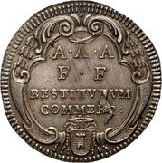 Italy Giulio Clement XII 1735 1735-VI KM# 859 A A A F F RESTITVTVM COMMERC coin reverse Italy Giulio Clement XII 1735 1735-VI KM# 859 A A A F F RESTITVTVM COMMERC coin reverse