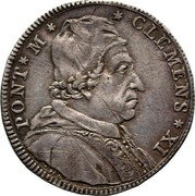 Italy Giulio (Clement XI) KM# 748 CLEMENS XI PONT M coin obverse Italy Giulio (Clement XI) KM# 748 CLEMENS XI PONT M coin obverse