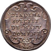 Italy Giulio Clement XII 1730 KM# 835 DIADEMA SPECIEI DE MANV DOMININI coin reverse Italy Giulio Clement XII 1730 KM# 835 DIADEMA SPECIEI DE MANV DOMININI coin reverse