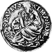 Italy Giulio Paul V ND (1606) II KM# 27 S PAVLVS ALMA ROMA coin reverse