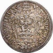 Italy Giulio Innocent XI ND (1679) IIII KM# 405 INNOCEN XI PONT M A IIII coin obverse
