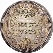 Italy Giulio Innocent XI ND (1679) IIII KM# 405 MODICVM IVSTO coin reverse