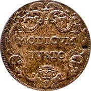 Italy Giulio Innocent XI ND (1680) V KM# 420 MODICVM IVSTO coin reverse Italy Giulio Innocent XI ND (1680) V KM# 420 MODICVM IVSTO coin reverse