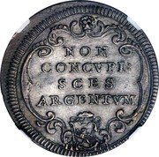 Italy Giulio Clement XI ND (1709) IX KM# 669 NON CONCVPI: SCES ARGENTVM coin reverse Italy Giulio Clement XI ND (1709) IX KM# 669 NON CONCVPI: SCES ARGENTVM coin reverse