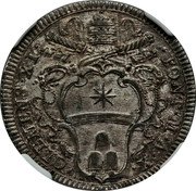 Italy Giulio Clement XI ND (1710) X KM# 736 CLEMENS XI PONT M A X coin obverse Italy Giulio Clement XI ND (1710) X KM# 736 CLEMENS XI PONT M A X coin obverse