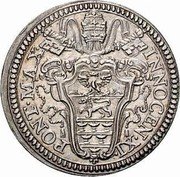 Italy Giulio Innocent XI ND KM# 388 INNOCEN XI PONT MAX coin obverse Italy Giulio Innocent XI ND KM# 388 INNOCEN XI PONT MAX coin obverse