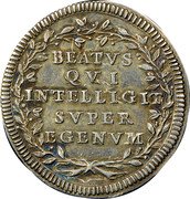 Italy Giulio Innocent XIII ND KM# 780 BEATVS QVI INTELLEGIT SVPER EGENVM coin reverse