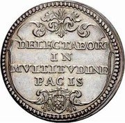 Italy Giulio Innocent XI ND KM# 388 DELECTABOR IN MULTITUDINE PACIS coin reverse Italy Giulio Innocent XI ND KM# 388 DELECTABOR IN MULTITUDINE PACIS coin reverse