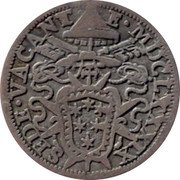 Italy Grosso Cardinal Paluzzo Paluzzi-Altieri 1689 MDCLXXXIX KM# 484 SEDE VACANT E MDCLXXXIX coin obverse Italy Grosso Cardinal Paluzzo Paluzzi-Altieri 1689 MDCLXXXIX KM# 484 SEDE VACANT E MDCLXXXIX coin obverse