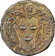 Italy Grosso Innocent XII 1699 KM# 609 IN XII P MAX coin obverse