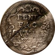 Italy Grosso Benedict XIII 1726 KM# 814 BENE FAC HVMILI 1726 coin reverse Italy Grosso Benedict XIII 1726 KM# 814 BENE FAC HVMILI 1726 coin reverse