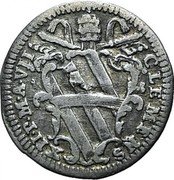 Italy Grosso Clement XII 1736 1736-VII KM# 871 CLEMENS XII P M A VII coin obverse Italy Grosso Clement XII 1736 1736-VII KM# 871 CLEMENS XII P M A VII coin obverse
