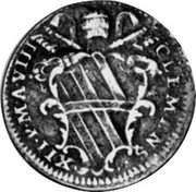 Italy Grosso Clement XII 1737 1737-VIII KM# 881 CLEMENS XII P M A VIII coin obverse Italy Grosso Clement XII 1737 1737-VIII KM# 881 CLEMENS XII P M A VIII coin obverse