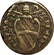 Italy Grosso Clement XII 1739 1739-X KM# 907 CLEMENS XII P M A X coin obverse Italy Grosso Clement XII 1739 1739-X KM# 907 CLEMENS XII P M A X coin obverse