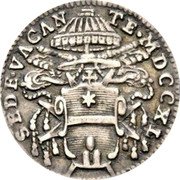 Italy Grosso Radiant Dove 1740 MDCCXL KM# 924 SEDE VACAN TE MDCCXL coin obverse Italy Grosso Radiant Dove 1740 MDCCXL KM# 924 SEDE VACAN TE MDCCXL coin obverse