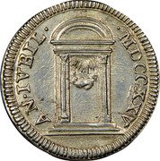 Italy Grosso Benedict XIII 1725 MDCCXXV KM# 807 AN IVBIL MDCCXXV coin reverse Italy Grosso Benedict XIII 1725 MDCCXXV KM# 807 AN IVBIL MDCCXXV coin reverse