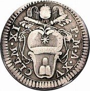 Italy Grosso Clement XI ND (1714) XV KM# 754 CLEM XI P M A XV coin obverse Italy Grosso Clement XI ND (1714) XV KM# 754 CLEM XI P M A XV coin obverse