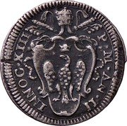 Italy Grosso Innocent XIII ND (1722) II KM# 779 INNOC XIII P M AN II coin obverse