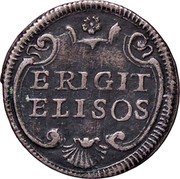Italy Grosso Innocent XIII ND (1722) II KM# 779 ERIGIT ELISOS coin reverse