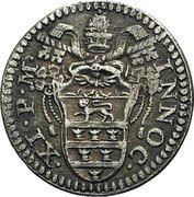 Italy Grosso Innocent XI ND KM# 386 INNOC XI P M coin obverse Italy Grosso Innocent XI ND KM# 386 INNOC XI P M coin obverse