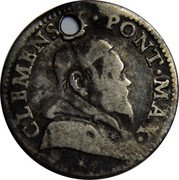 Italy Grosso Clement X ND KM# 337 CLEMENS X PONT MAX coin obverse Italy Grosso Clement X ND KM# 337 CLEMENS X PONT MAX coin obverse