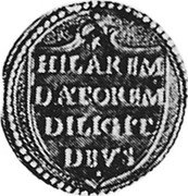 Italy Grosso Alexander VII ND KM# 269 HILAREM DATOREM DILIGIT DEVS coin reverse Italy Grosso Alexander VII ND KM# 269 HILAREM DATOREM DILIGIT DEVS coin reverse