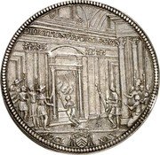 Italy Piastra Clement X 1675 MDCLXXV (1675-IV) KM# 367 DILIGIT DNVS PORTAS SION MDCL XXV coin reverse Italy Piastra Clement X 1675 MDCLXXV (1675-IV) KM# 367 DILIGIT DNVS PORTAS SION MDCL XXV coin reverse