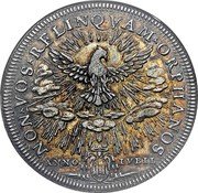 Italy Piastra Giovanni Battista Spinola 1700 MDCC KM# 651 NON VOS RELINQVAM ORPHANOS ANNO IVBIL coin reverse Italy Piastra Giovanni Battista Spinola 1700 MDCC KM# 651 NON VOS RELINQVAM ORPHANOS ANNO IVBIL coin reverse