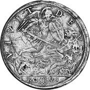Italy Piastra Urbano VIII ND (1633) XI KM# 178 VIVT DEVS RO MA coin reverse Italy Piastra Urbano VIII ND (1633) XI KM# 178 VIVT DEVS RO MA coin reverse