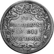 Italy Piastra Innocent XI ND (1682) VII KM# 426 NON PRODERVNT IN DIE VLTIONIS coin reverse Italy Piastra Innocent XI ND (1682) VII KM# 426 NON PRODERVNT IN DIE VLTIONIS coin reverse