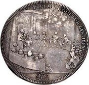 Italy Piastra Innocent XII ND (1696) V KM# 599 PACEM LOQVETUR GENTIBUS coin reverse Italy Piastra Innocent XII ND (1696) V KM# 599 PACEM LOQVETUR GENTIBUS coin reverse