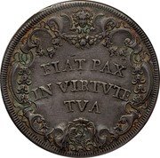 Italy Piastra Clemente XI ND (1709) IX KM# 716 FIAT PAX IN VIRTVTE TVA coin reverse Italy Piastra Clemente XI ND (1709) IX KM# 716 FIAT PAX IN VIRTVTE TVA coin reverse