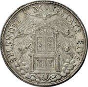 Italy Piastra Clement IX ND KM# 311 SPLENDET A MAIESTATE EIVS coin reverse Italy Piastra Clement IX ND KM# 311 SPLENDET A MAIESTATE EIVS coin reverse