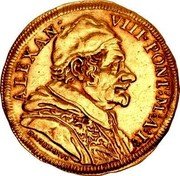 Italy Quadrupla Scudo D'oro Alexander VIII 1690 MDCXC (1690)-I KM# A532 ALEXANDER VIII PONT M A I coin obverse Italy Quadrupla Scudo D'oro Alexander VIII 1690 MDCXC (1690)-I KM# A532 ALEXANDER VIII PONT M A I coin obverse
