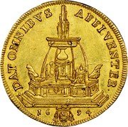 Italy Quadrupla Scudo D'oro Innocent XII 1694 IIII KM# 617 DAT OMNIBVS AFFLVENTER 16 94 coin reverse