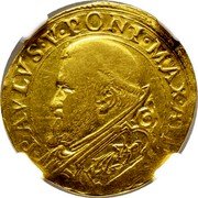 Italy Quadrupla Scudo D'oro Paul V ND (1606) II KM# 45 PAVLVS V PONT MAX AII coin obverse Italy Quadrupla Scudo D'oro Paul V ND (1606) II KM# 45 PAVLVS V PONT MAX AII coin obverse