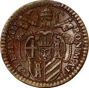 Italy Quattrino Clement XIII 1758 I KM# 1182.1 CLEM XIII PON M A I coin obverse Italy Quattrino Clement XIII 1758 I KM# 1182.1 CLEM XIII PON M A I coin obverse